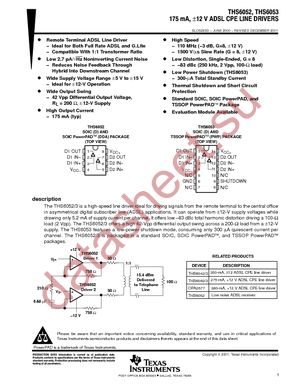 THS6052IDDA datasheet  